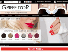 Tablet Screenshot of boutique-manucure.com